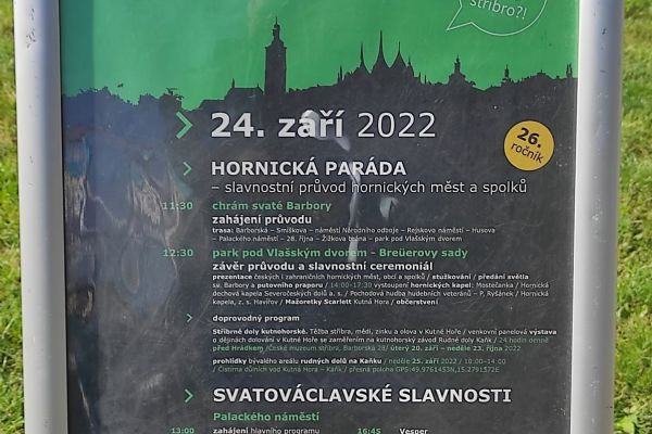 Setkání hornických měst a obcí v Kutné Hoře (24.09.2022)