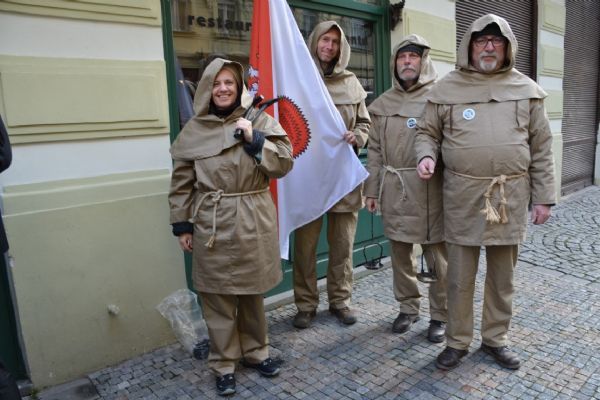 Hornický průvod Prahou (30.11.2022)