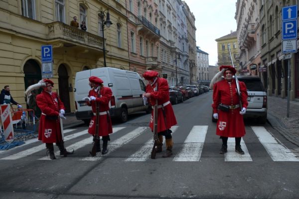 Hornický průvod Prahou (30.11.2022)