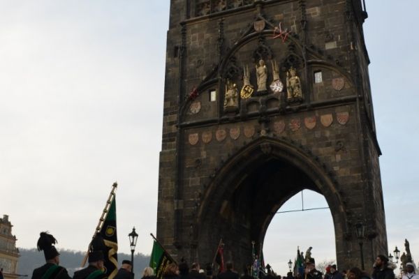Hornický průvod Prahou (30.11.2022)