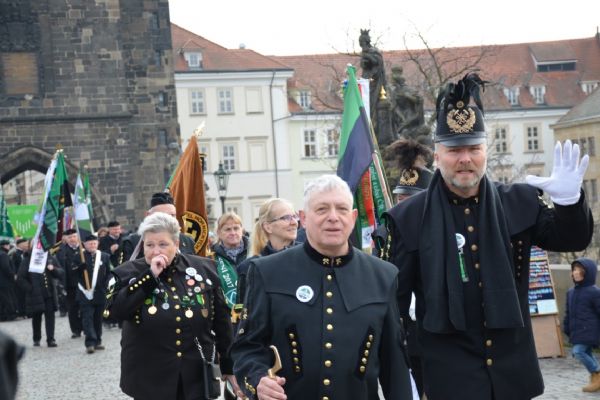 Hornický průvod Prahou (30.11.2022)