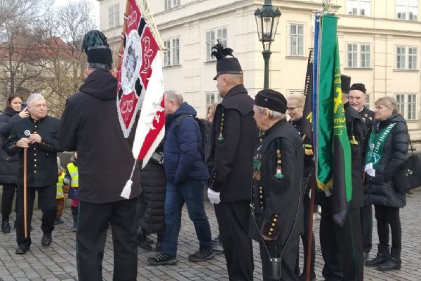 Hornický průvod Prahou (30.11.2022)