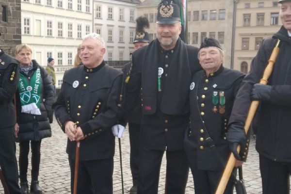 Hornický průvod Prahou (30.11.2022)